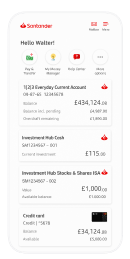Santander mobile app